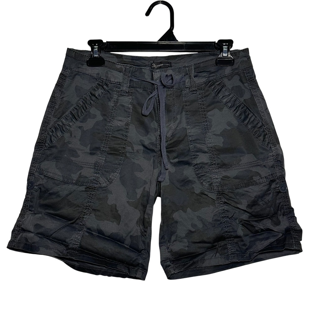 Supplies Camo Cargo Shorts Women's Size‎ 26W Dark Grey